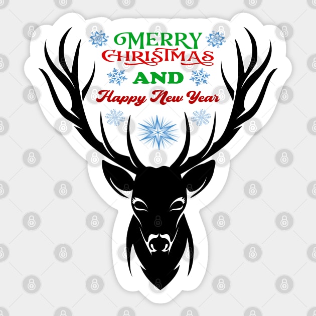 Merry Christmas 2023 Sticker by hamada_pop